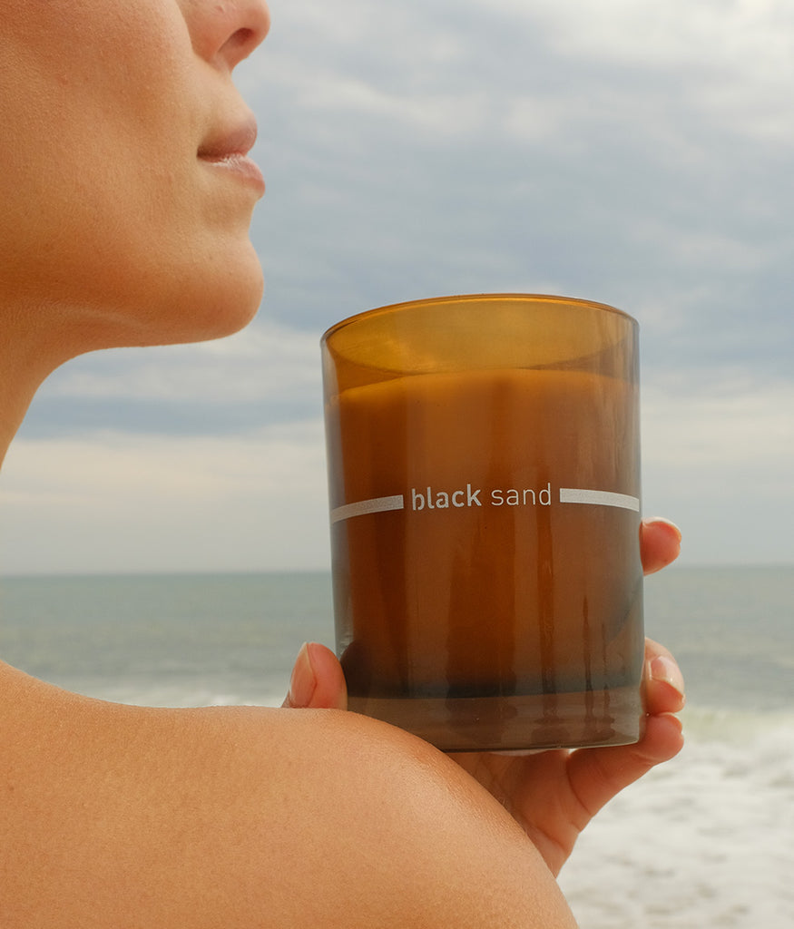 Black Sand Candle